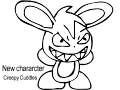 my new character creepy cuddles