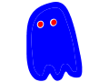 Ghost With A Top Hat and A Ring