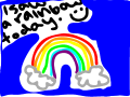 I saw a rainbow :D