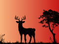 Deer dusk