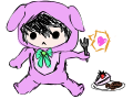 L In Bunny Suit