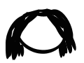 Head with hair