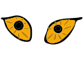 Strange,Pretty,Mysterious Blinking Wolf Eyes