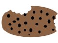 A Cookie Being Eaten