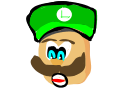 screaming and throwuping luigi
