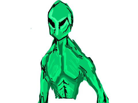 alien drawing part 1(not done yet yet!)